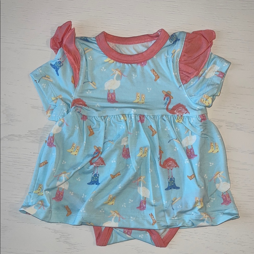 Sol Baby Coastal Cowgirl Onesie Bodysuit Romper Dress 0-3 3-6 6-12 months
